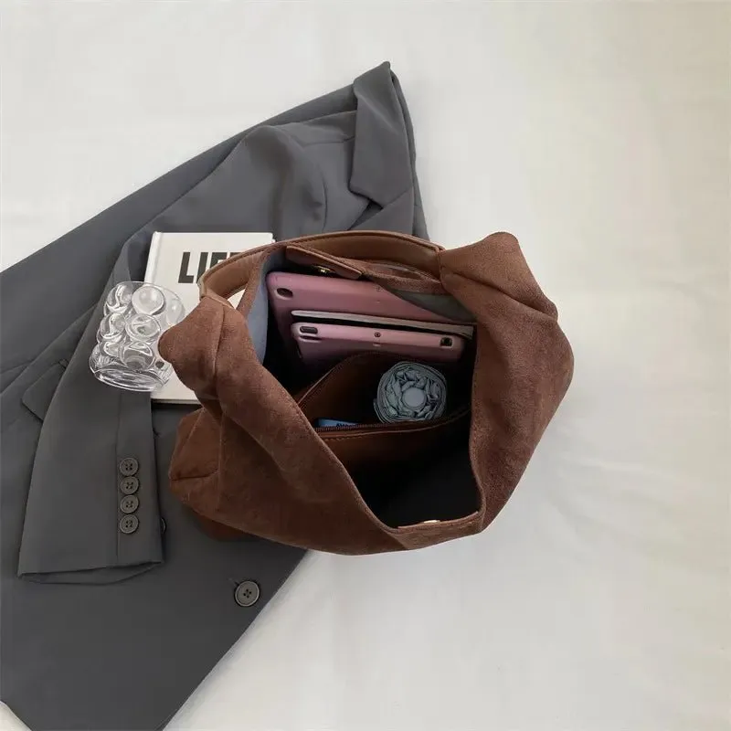 Melanie | Luxury Suede Shoulder Bag Chic & Versatile for Women