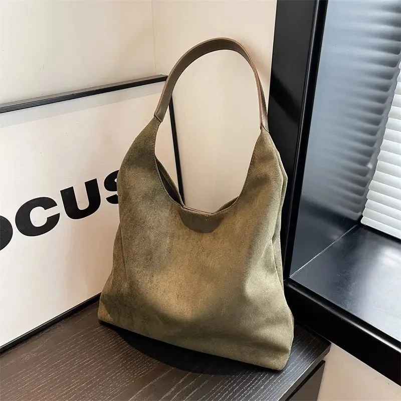 Melanie | Luxury Suede Shoulder Bag Chic & Versatile for Women