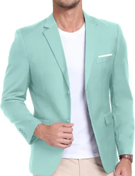 Mens Suit Jacket Slim Fit Blazer for Men Business Suit Blazer Lightweight Casual Sport Coats for Daily Summer Wedding