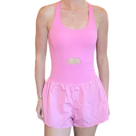 Pink Runsie Romper