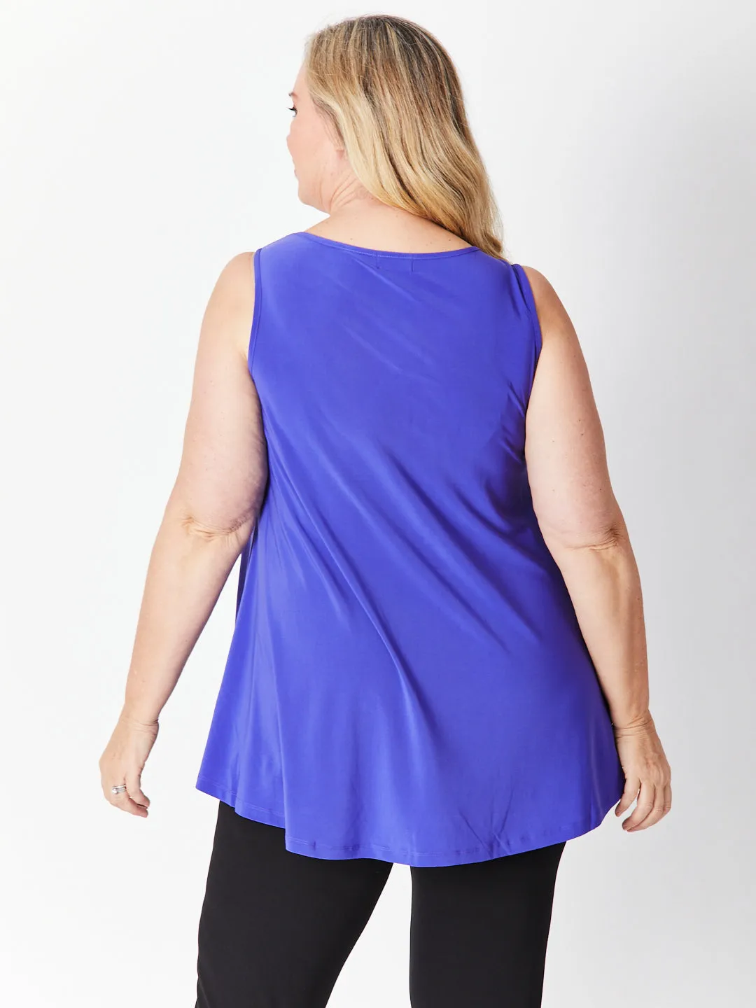 Sheryl Swing Sleeveless Top - Purple 27561-S
