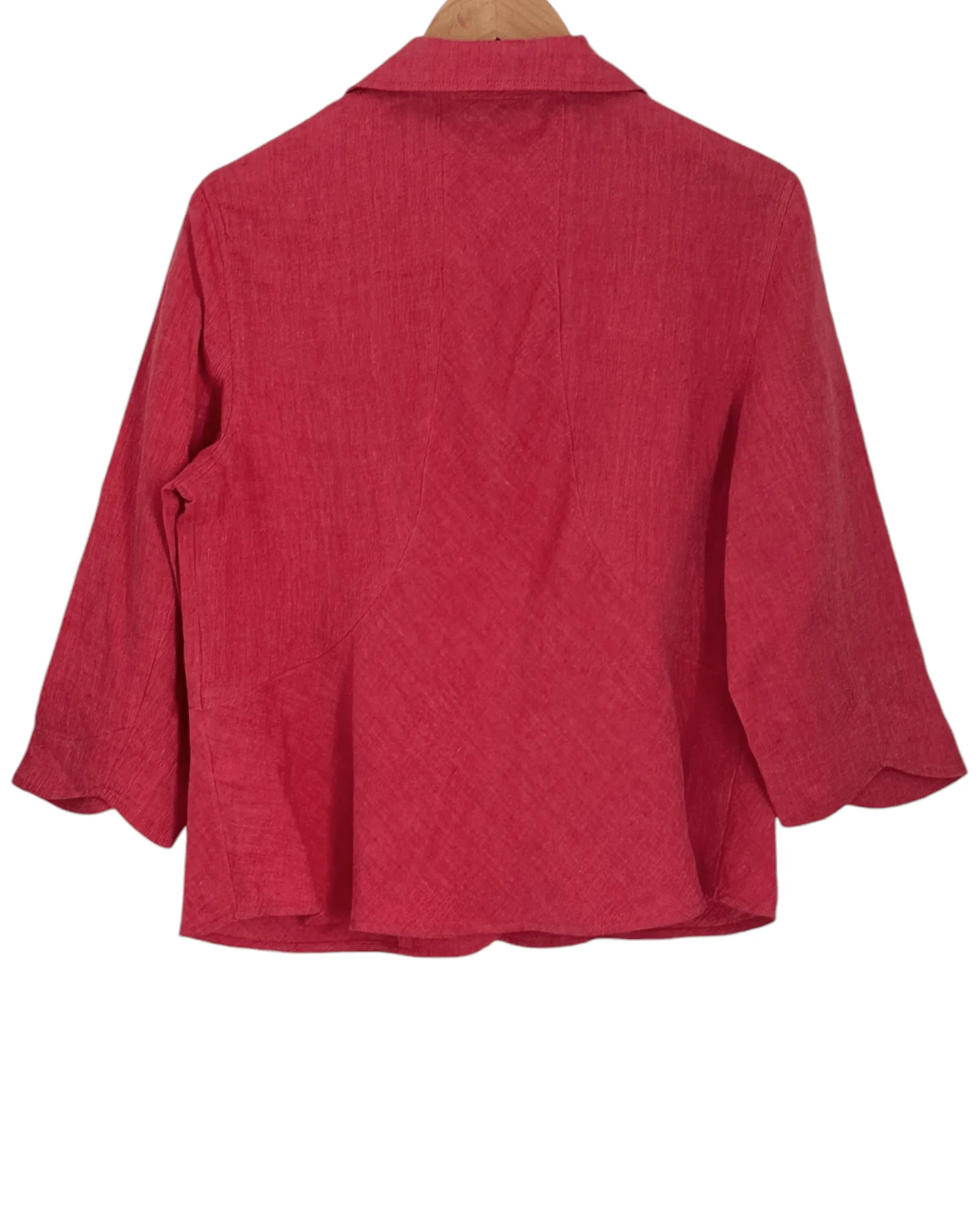 Soft Autumn Chuparosa Three Button Linen Jacket