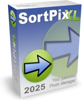 SortPix XL (2025) - Photo Management Software for Photo Organizing - Includes a Duplicate Photo Finder - Easy Photo Organizing Software for Windows