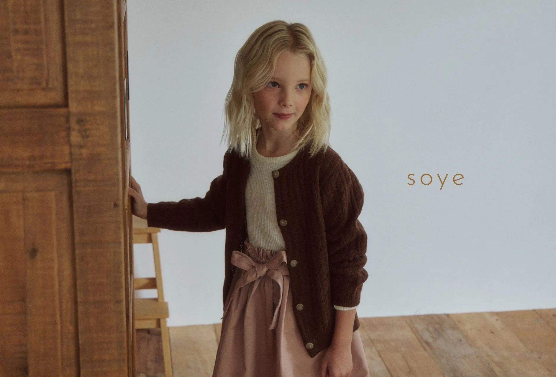 [soye] chino belt skirt / pink