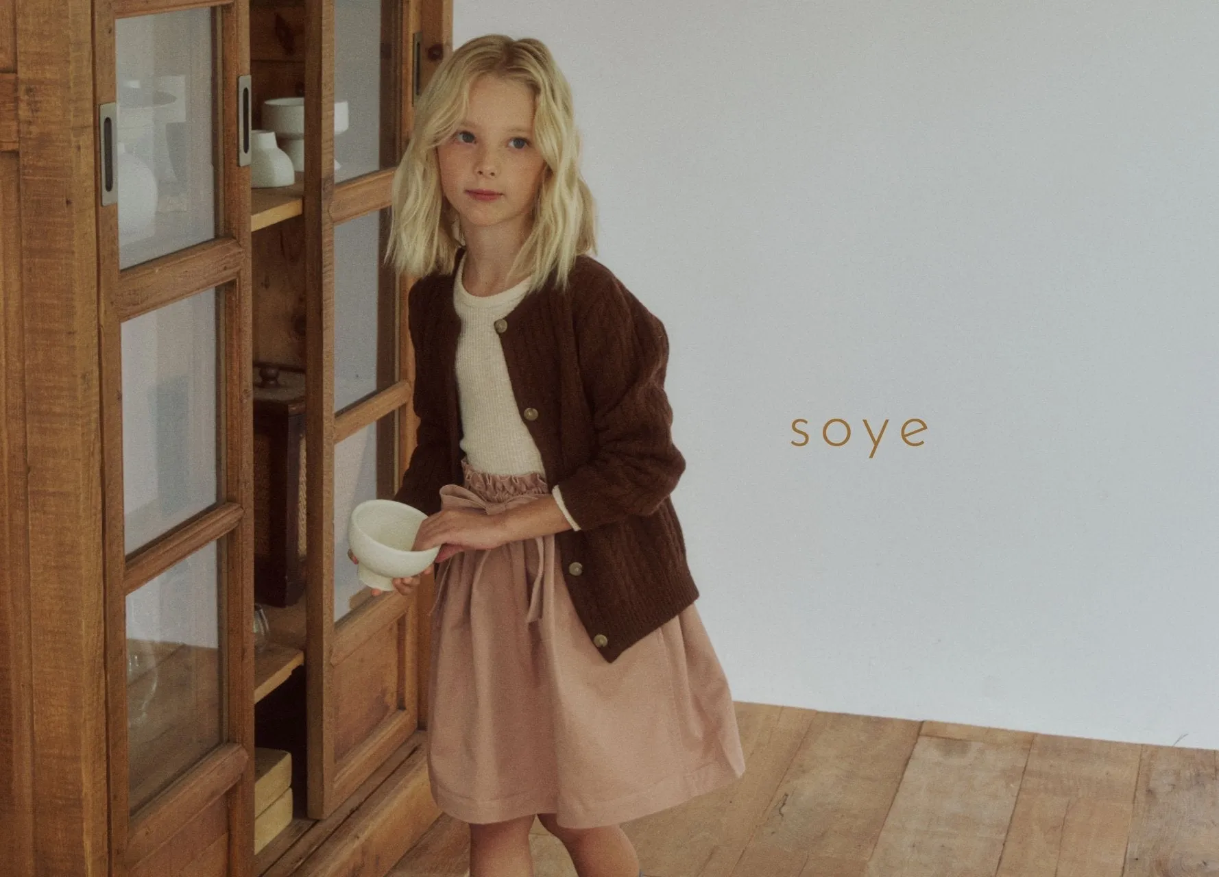 [soye] chino belt skirt / pink