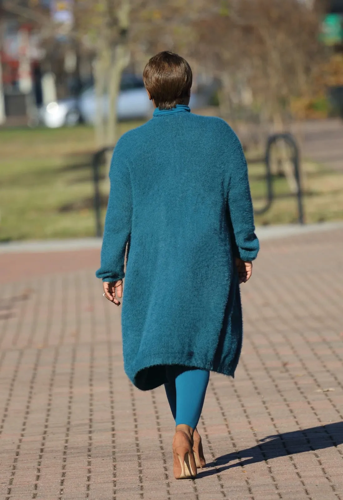 Teal We Meet | Open Front Cardigan