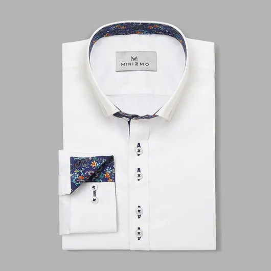 Ubud White Cotton Shirt