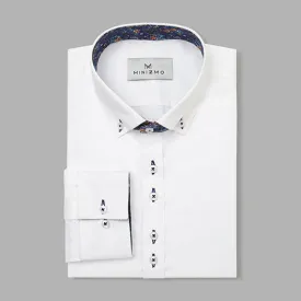 Ubud White Cotton Shirt