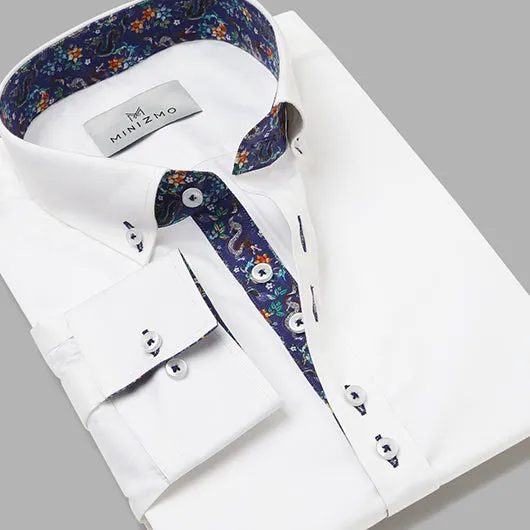 Ubud White Cotton Shirt