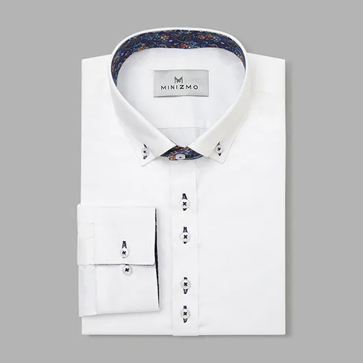 Ubud White Cotton Shirt