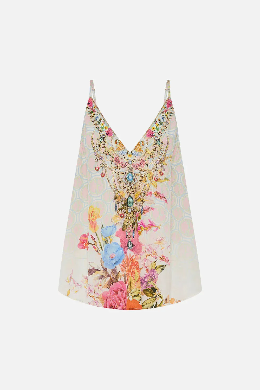 V Neck Cami - Sunlight Symphony