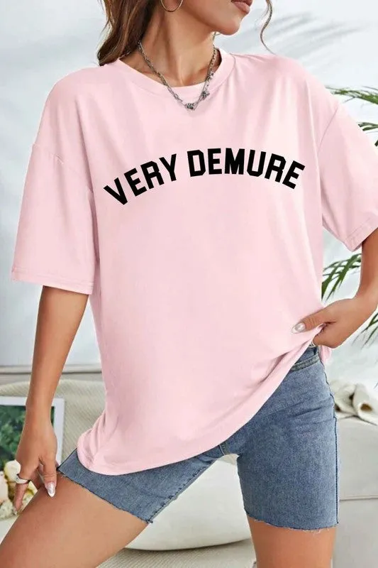 Very Demure Graphic T-Shirt,
