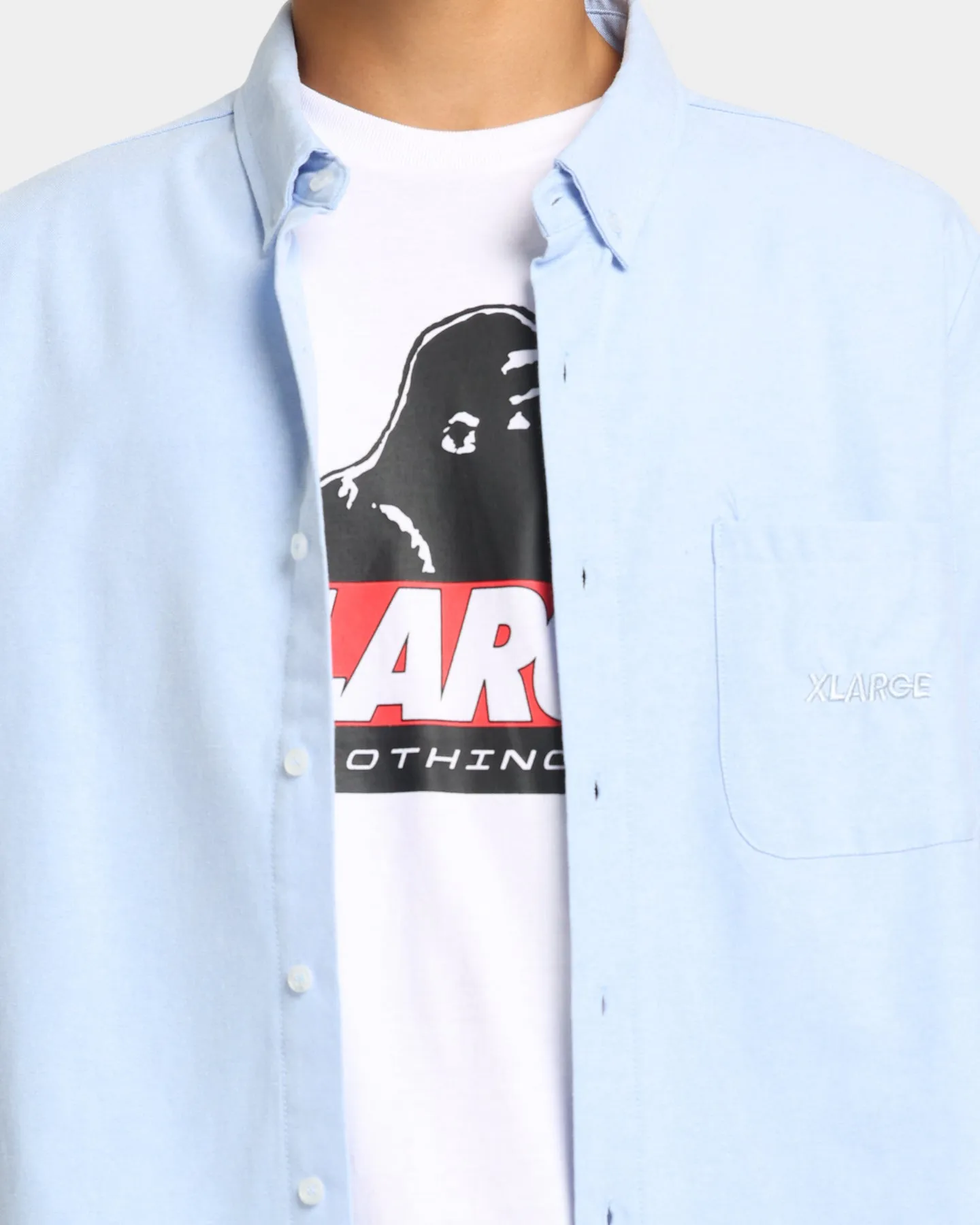 XLARGE 91 Oxford Shirt Blue